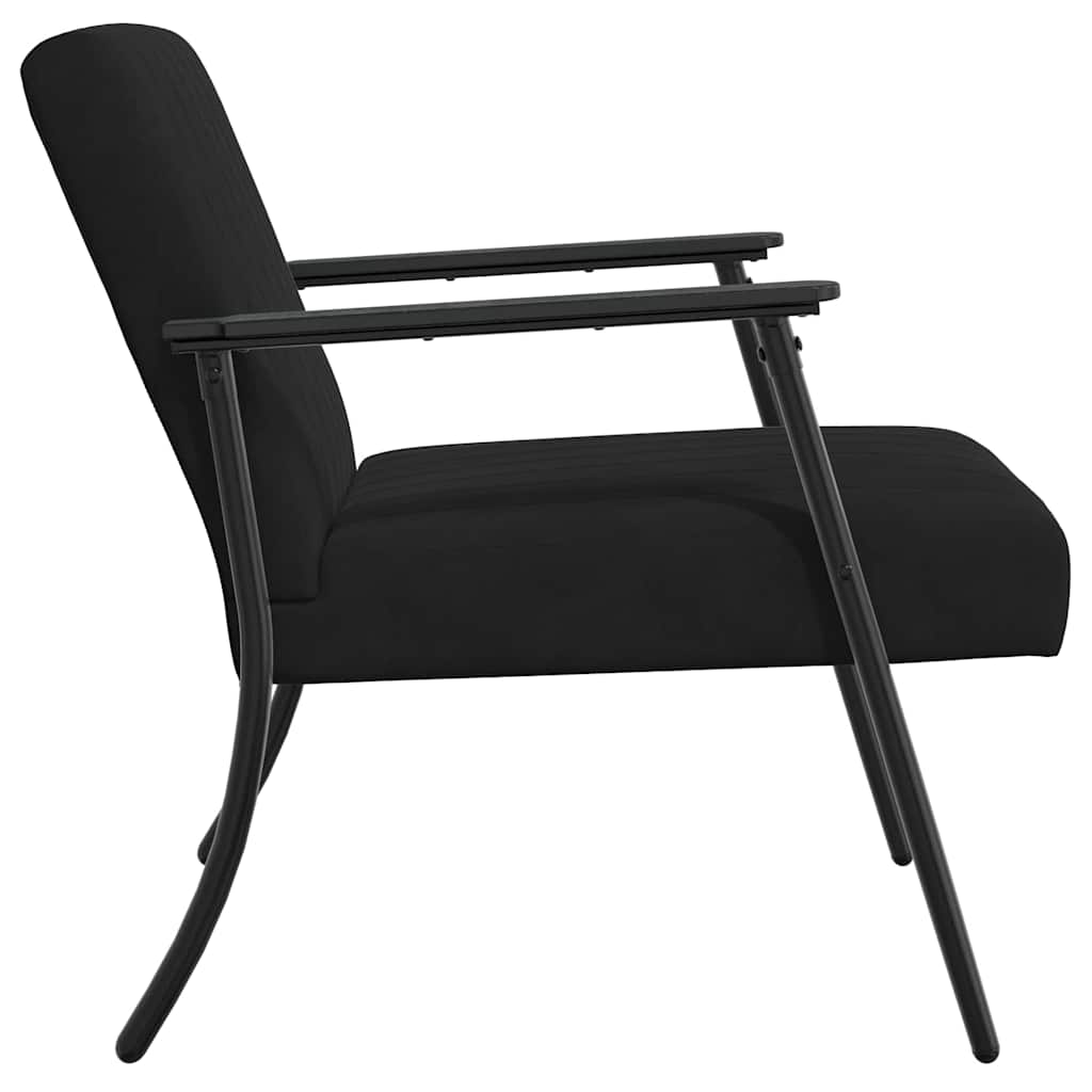 vidaXL Sessel Schwarz 59 x 75 x 78 cm Samt