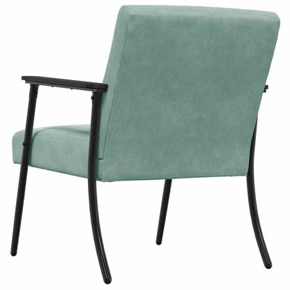 vidaXL Sessel Meergrün 59 x 75 x 78 cm Samt