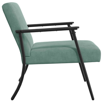 vidaXL Sessel Meergrün 59 x 75 x 78 cm Samt