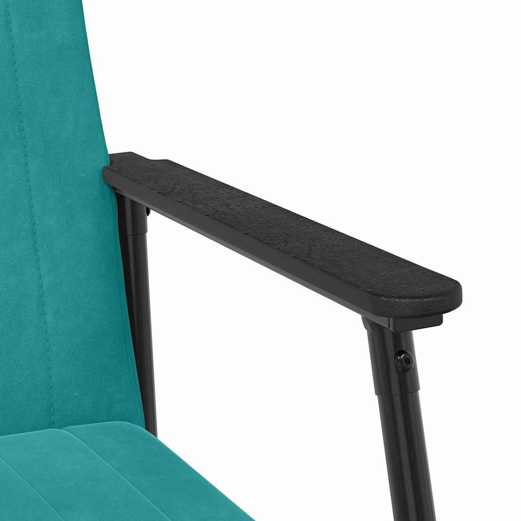 vidaXL Sessel Türkis 59 x 75 x 78 cm Samt