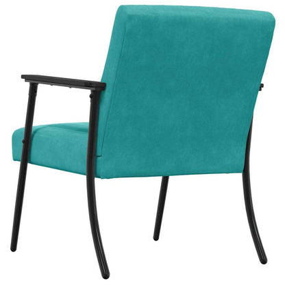 vidaXL Sessel Türkis 59 x 75 x 78 cm Samt