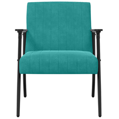 vidaXL Sessel Türkis 59 x 75 x 78 cm Samt