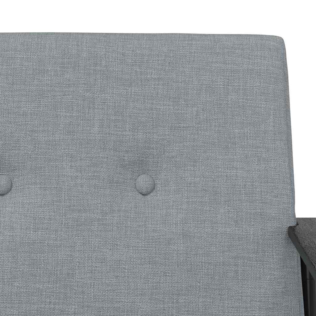 vidaXL Sessel Hellgrau 59 x 75 x 78 cm Stoff