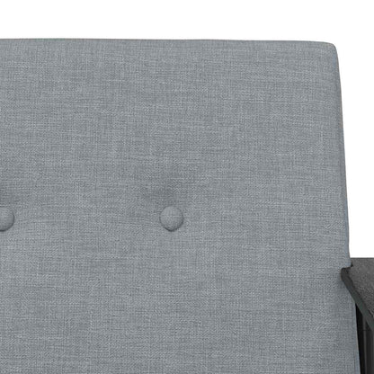 vidaXL Sessel Hellgrau 59 x 75 x 78 cm Stoff