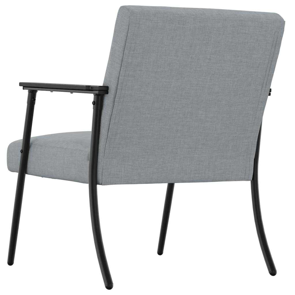 vidaXL Sessel Hellgrau 59 x 75 x 78 cm Stoff