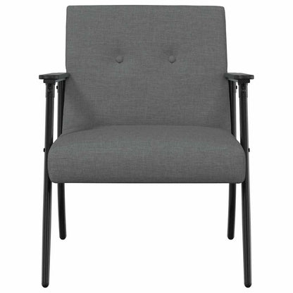 vidaXL Sessel Dunkelgrau 59 x 75 x 78 cm Stoff