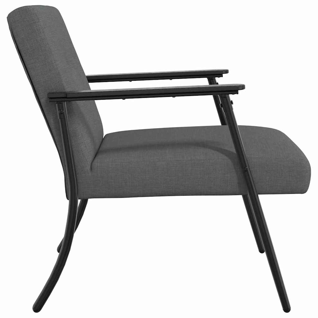 vidaXL Sessel Dunkelgrau 59 x 75 x 78 cm Stoff