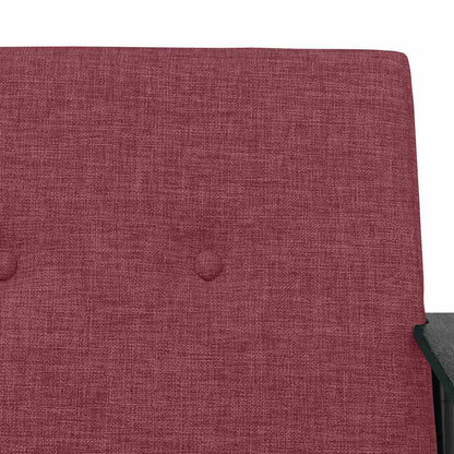 vidaXL Sessel Weinrot 59 x 75 x 78 cm Stoff