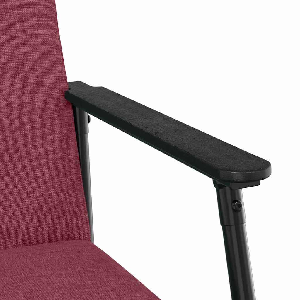 vidaXL Sessel Weinrot 59 x 75 x 78 cm Stoff