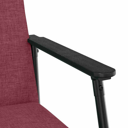vidaXL Sessel Weinrot 59 x 75 x 78 cm Stoff