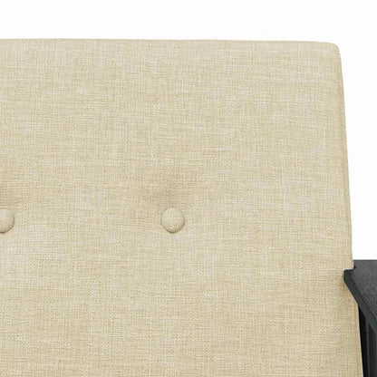 Sessel Creme 59 x 75 x 78 cm Stoff