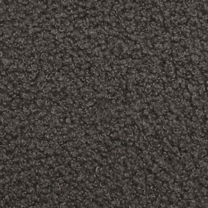 vidaXL Sessel Dunkelgrau 59 x 75 x 78 cm Lockiger wollähnlicher Stoff