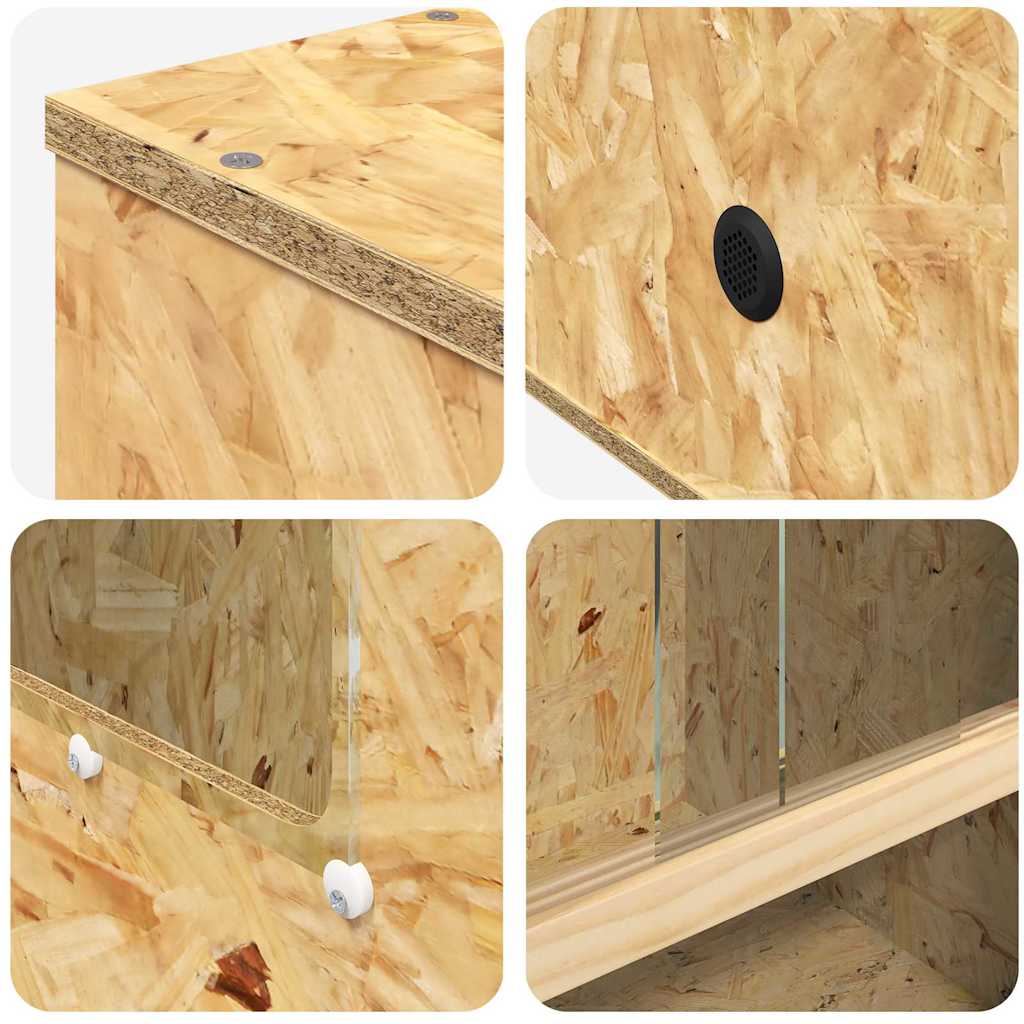 Terrarium Braun 50 x 50 x 80 cm OSB