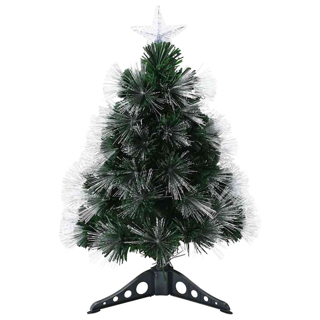vidaXL Künstlicher Weihnachtsbaum mit 50 LEDs Grün 64 cm PVC
