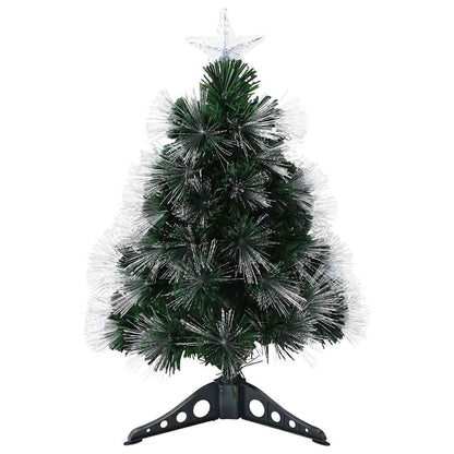 vidaXL Künstlicher Weihnachtsbaum mit 50 LEDs Grün 64 cm PVC