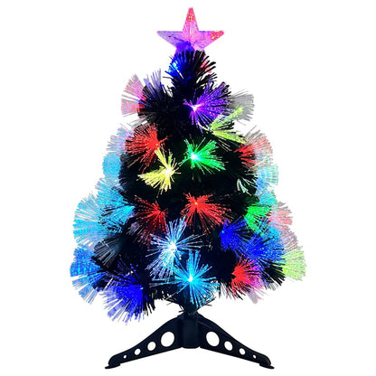 vidaXL Künstlicher Weihnachtsbaum mit 50 LEDs Grün 64 cm PVC