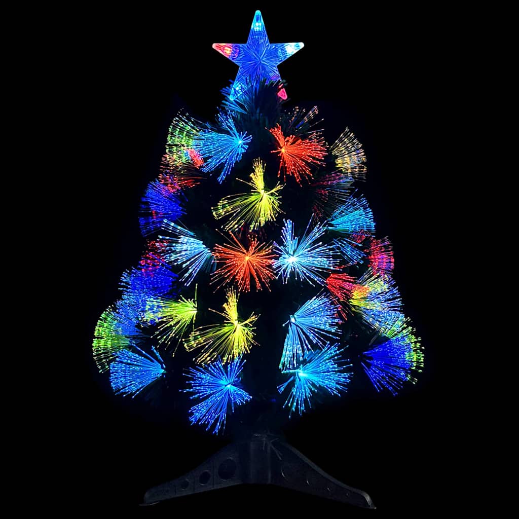 vidaXL Künstlicher Weihnachtsbaum mit 50 LEDs Grün 64 cm PVC