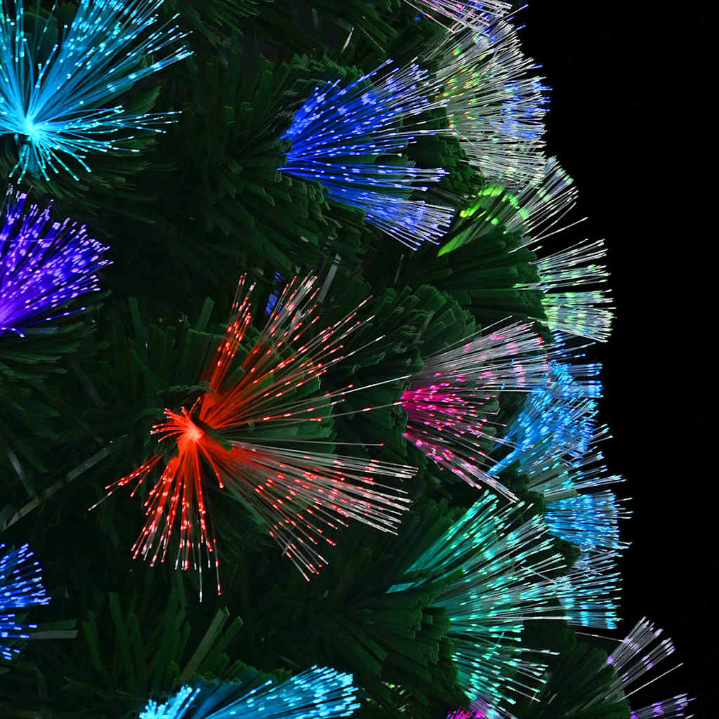 Künstlicher Weihnachtsbaum mit 120 LEDs Grün 120 cm PVC