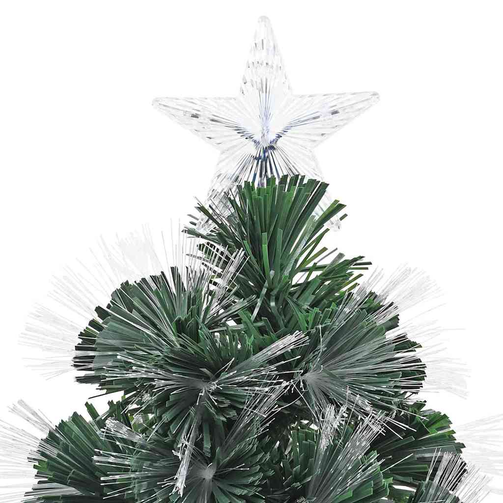 Künstlicher Weihnachtsbaum mit 210 LEDs Grün 180 cm PVC
