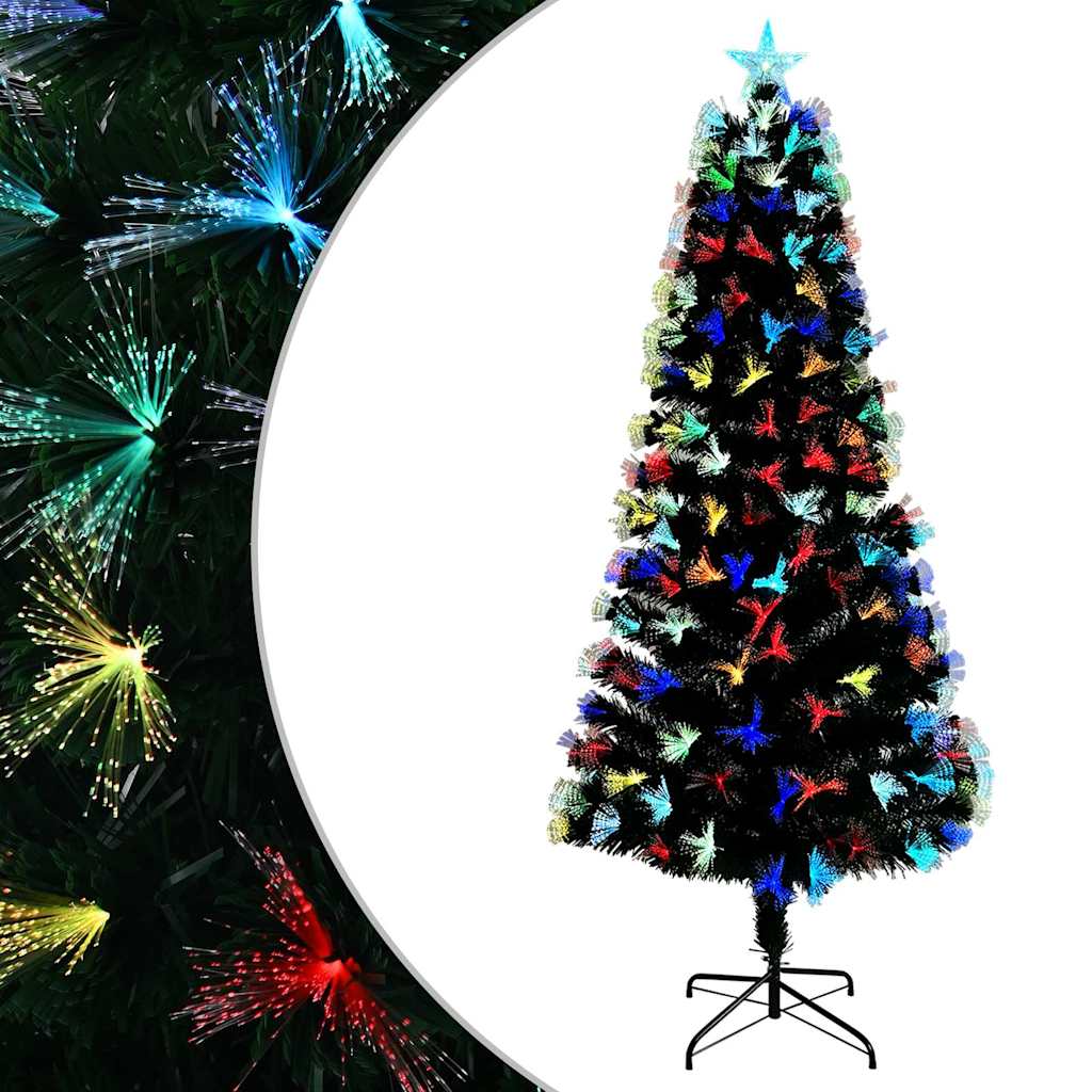 Künstlicher Weihnachtsbaum mit 250 LEDs Grün 210 cm PVC