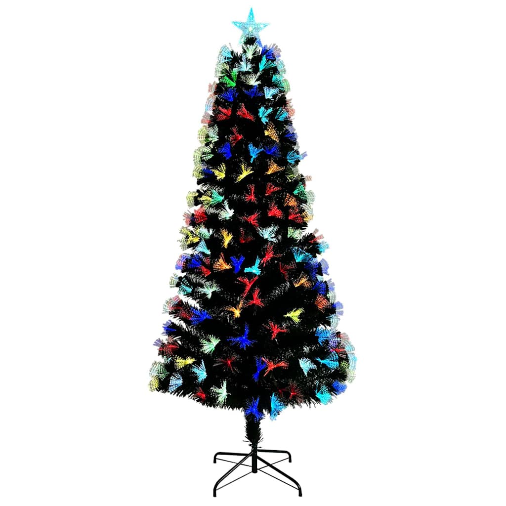 Künstlicher Weihnachtsbaum mit 250 LEDs Grün 210 cm PVC