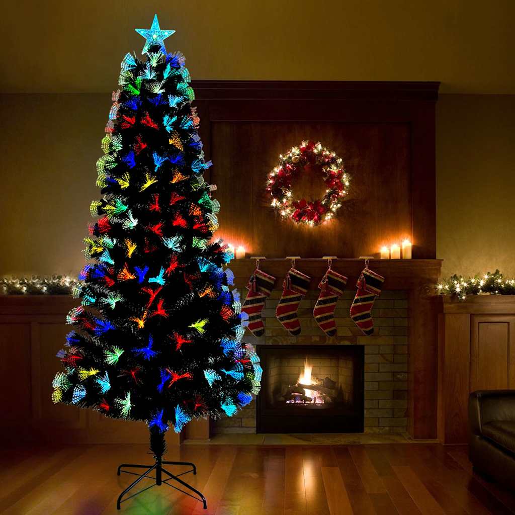 vidaXL Sapin de Noël artificiel avec 300 LED Vert 240 cm PVC