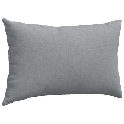 vidaXL Sofakissen 2 Stück Hellgrau 50 x 30 cm Stoff