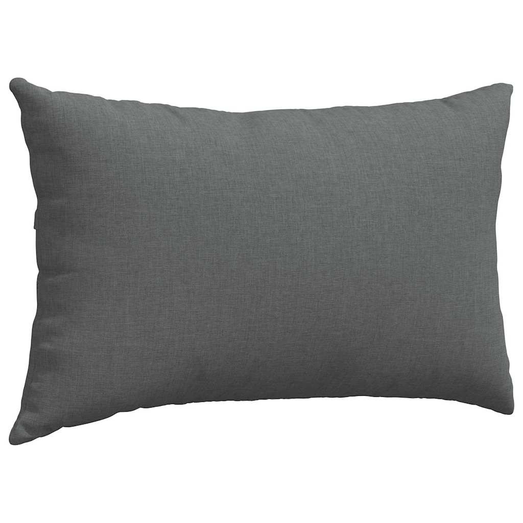 vidaXL Sofakissen 2 pcs Dunkelgrau 50 x 30 cm Stoff