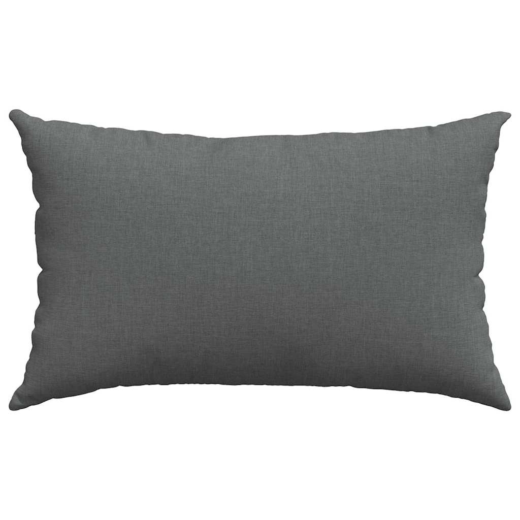 vidaXL Sofakissen 2 pcs Dunkelgrau 50 x 30 cm Stoff