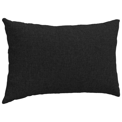 vidaXL Sofakissen 2 pcs Schwarz 50 x 30 cm Stoff