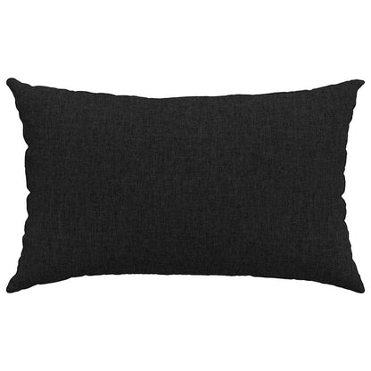 vidaXL Sofakissen 2 pcs Schwarz 50 x 30 cm Stoff