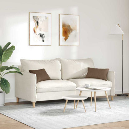 vidaXL Sofakissen 2 pcs Braun 50 x 30 cm Stoff