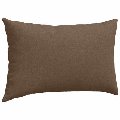 vidaXL Sofakissen 2 pcs Braun 50 x 30 cm Stoff