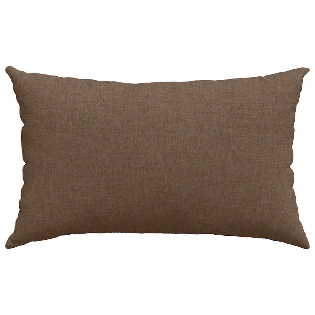 vidaXL Sofakissen 2 pcs Braun 50 x 30 cm Stoff
