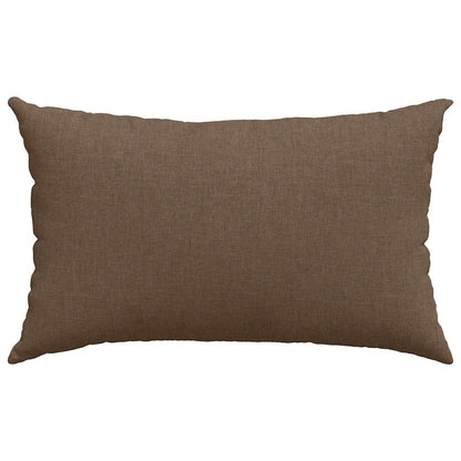 vidaXL Sofakissen 2 pcs Braun 50 x 30 cm Stoff