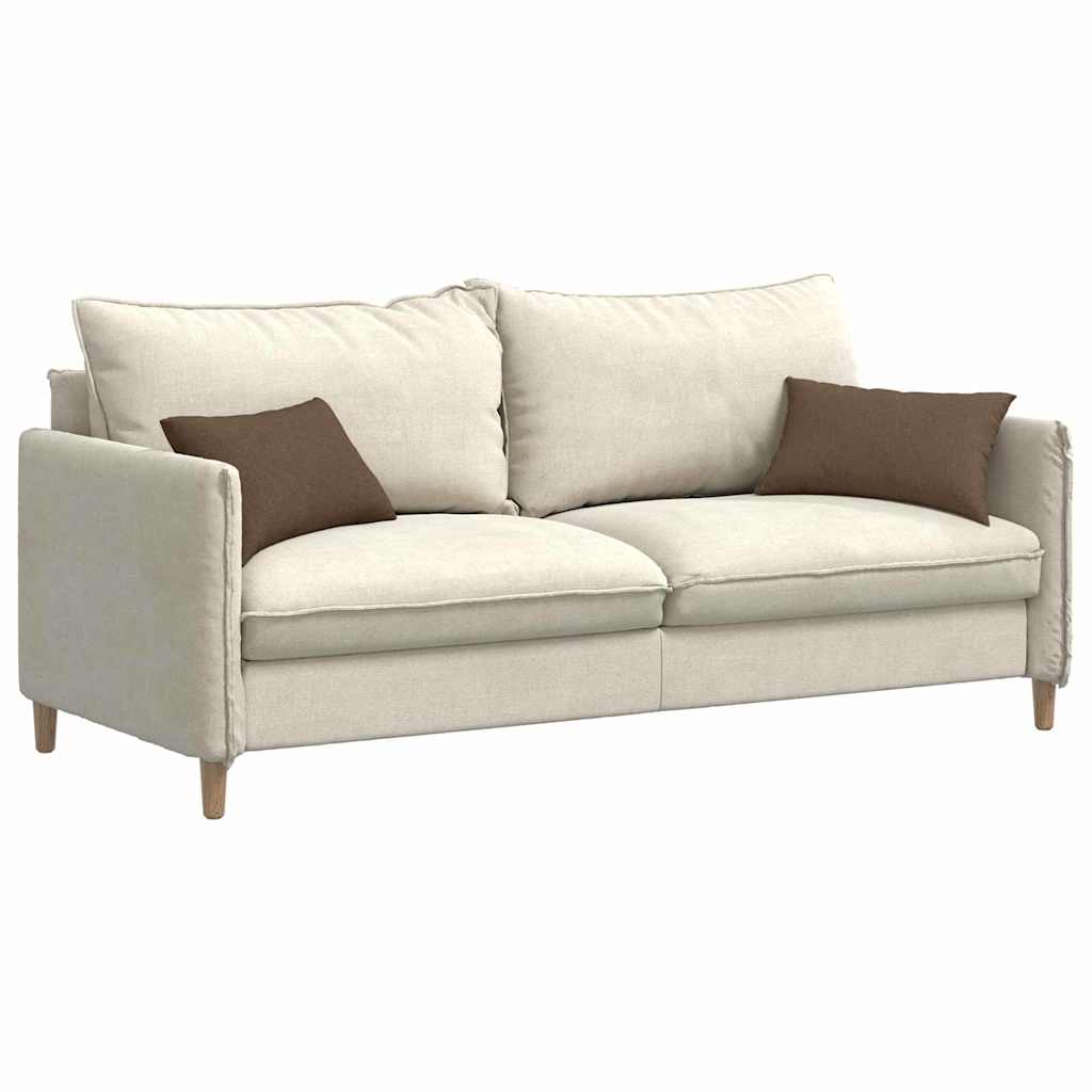 vidaXL Sofakissen 2 pcs Braun 50 x 30 cm Stoff