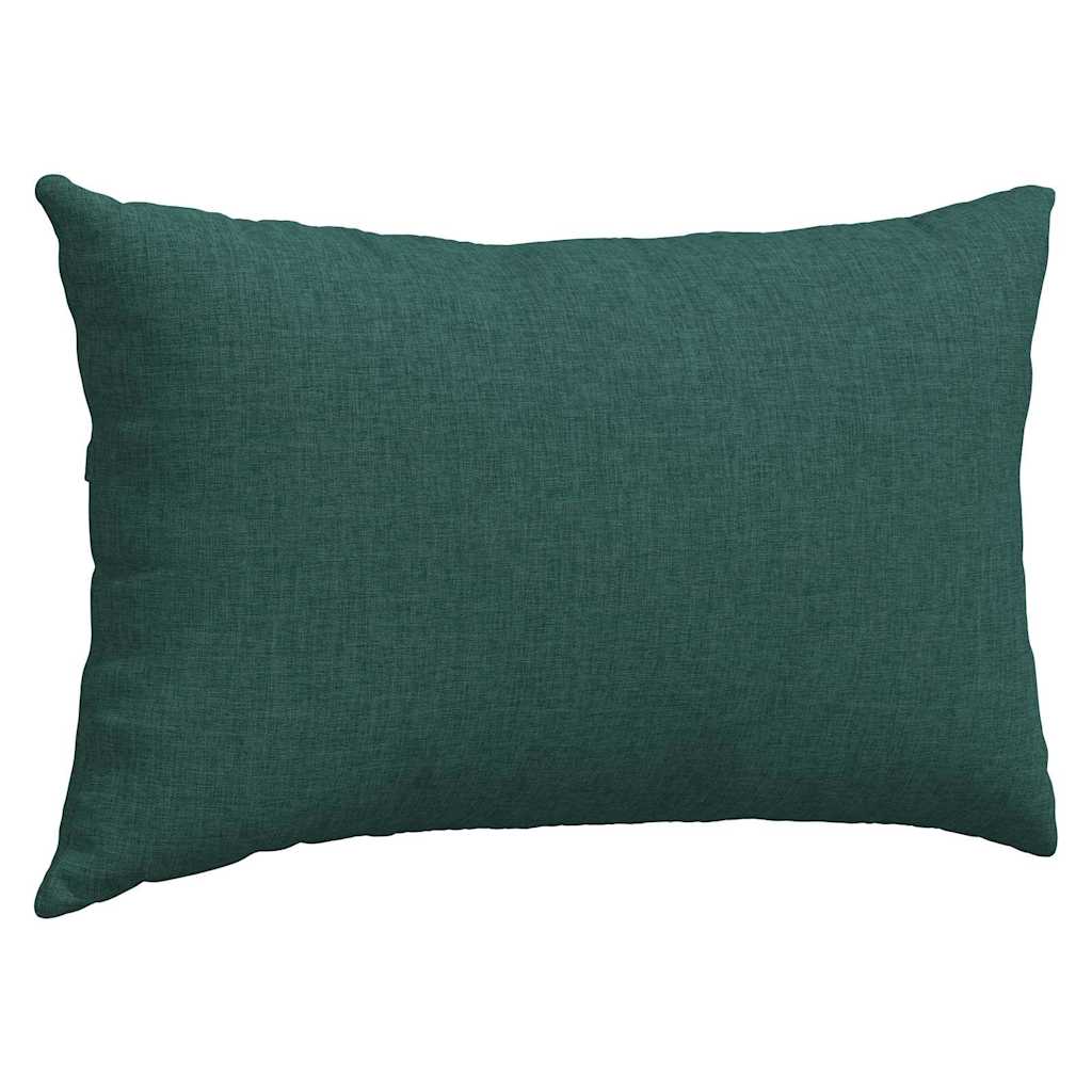 vidaXL Sofakissen 2 pcs Dunkelgrün 50 x 30 cm Stoff