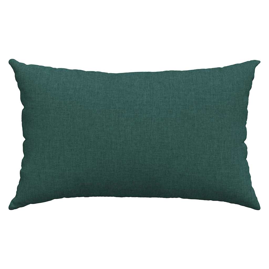 vidaXL Sofakissen 2 pcs Dunkelgrün 50 x 30 cm Stoff