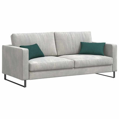 vidaXL Sofakissen 2 pcs Dunkelgrün 50 x 30 cm Stoff