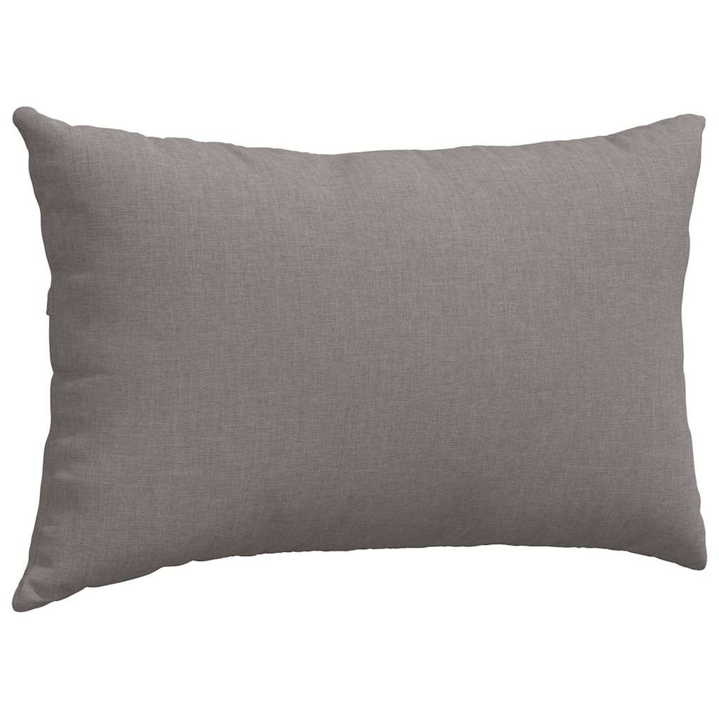vidaXL Sofakissen 2 pcs Taupe 50 x 30 cm Stoff