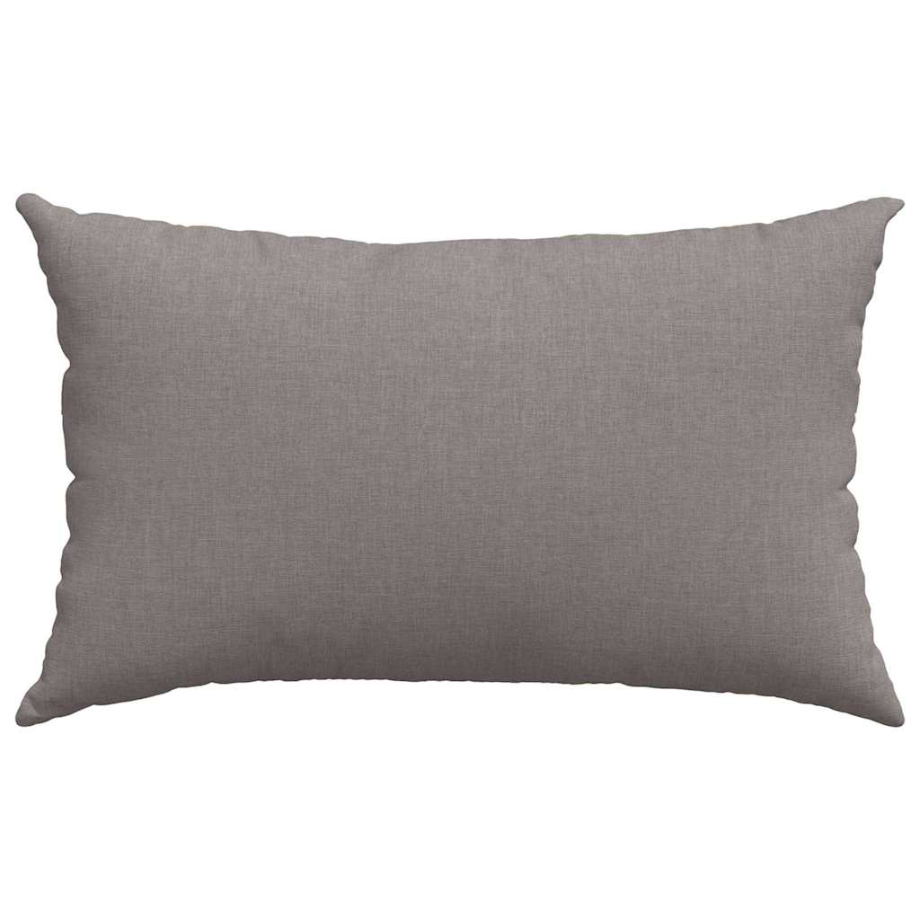 vidaXL Sofakissen 2 pcs Taupe 50 x 30 cm Stoff