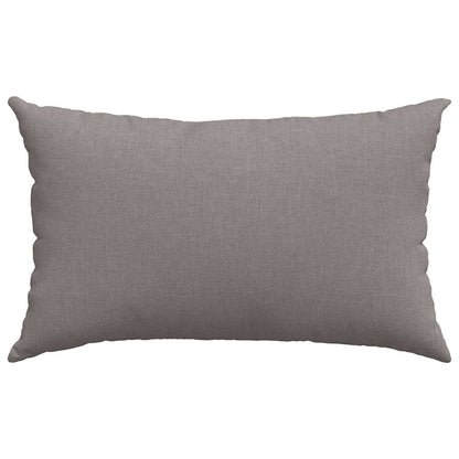 vidaXL Sofakissen 2 pcs Taupe 50 x 30 cm Stoff