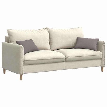 vidaXL Sofakissen 2 pcs Taupe 50 x 30 cm Stoff