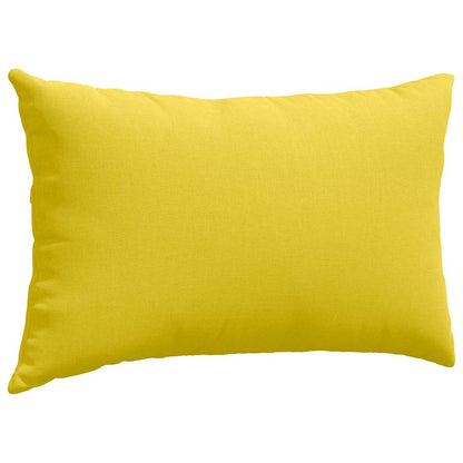 vidaXL Sofakissen 2 pcs Helles Gelb 50 x 30 cm Stoff