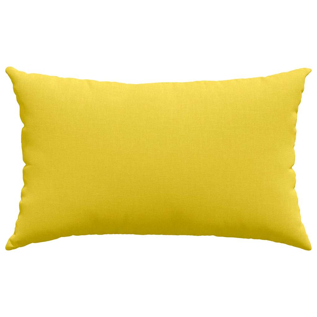 vidaXL Sofakissen 2 pcs Helles Gelb 50 x 30 cm Stoff