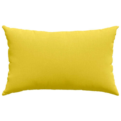 vidaXL Sofakissen 2 pcs Helles Gelb 50 x 30 cm Stoff