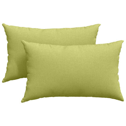 vidaXL Sofakissen 2 pcs Hellgrün 50 x 30 cm Stoff