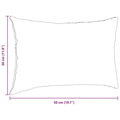vidaXL Sofakissen 2 pcs Hellgrün 50 x 30 cm Stoff