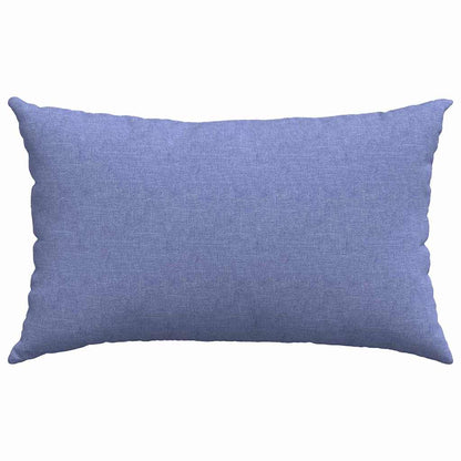 vidaXL Sofakissen 2 pcs Jeans blau 50 x 30 cm Stoff