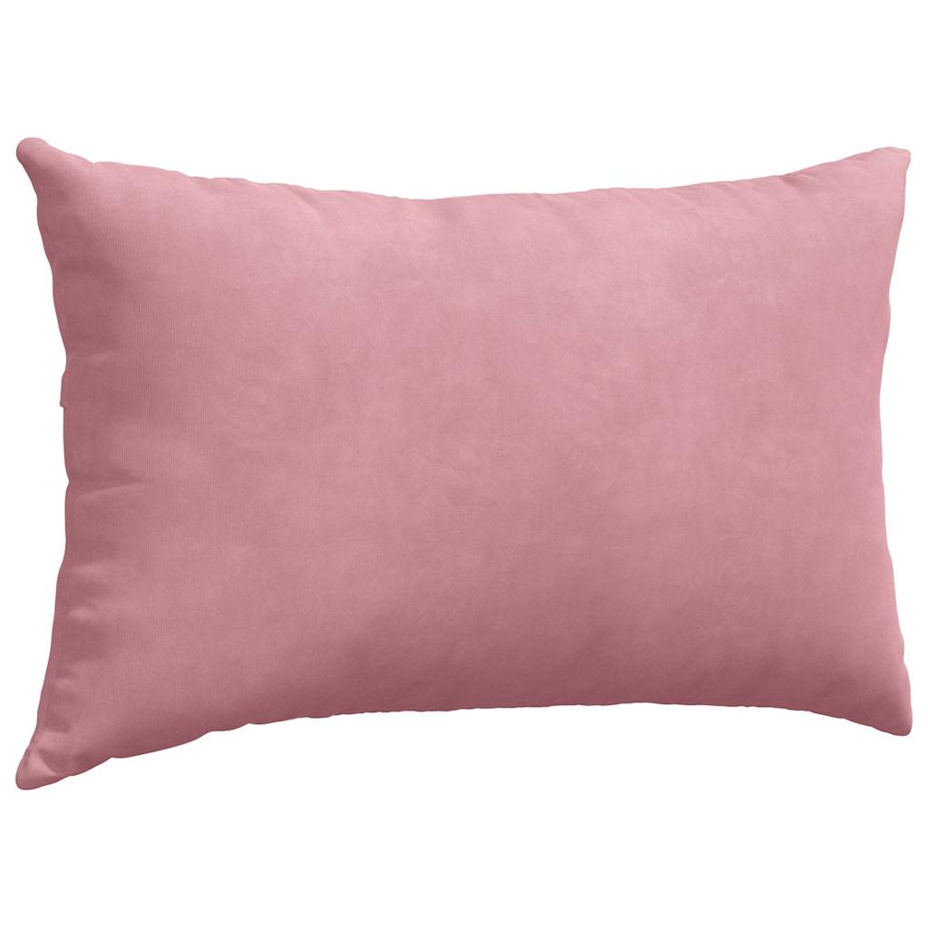 vidaXL Sofakissen 2 Stück Rosa 50 x 30 cm Cordstoff